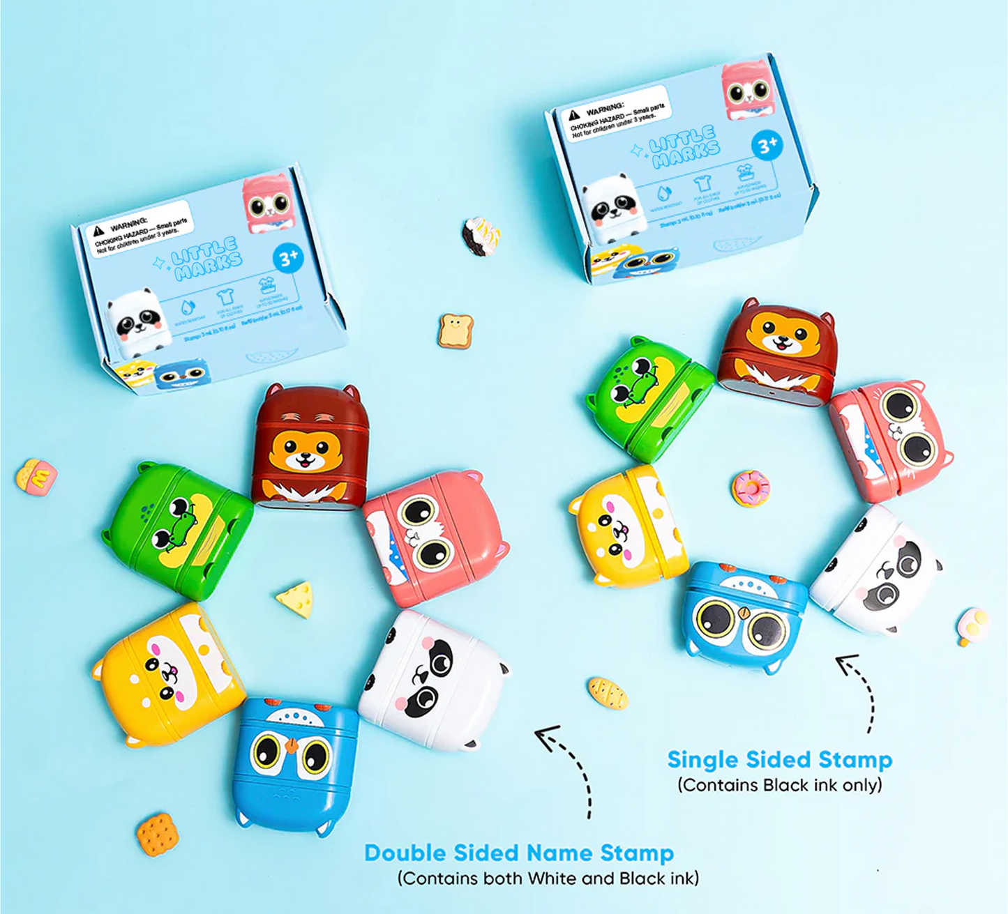 Single-Side Little Stampies™ – Personalized Name Stamp for Kids (by Little Marks)