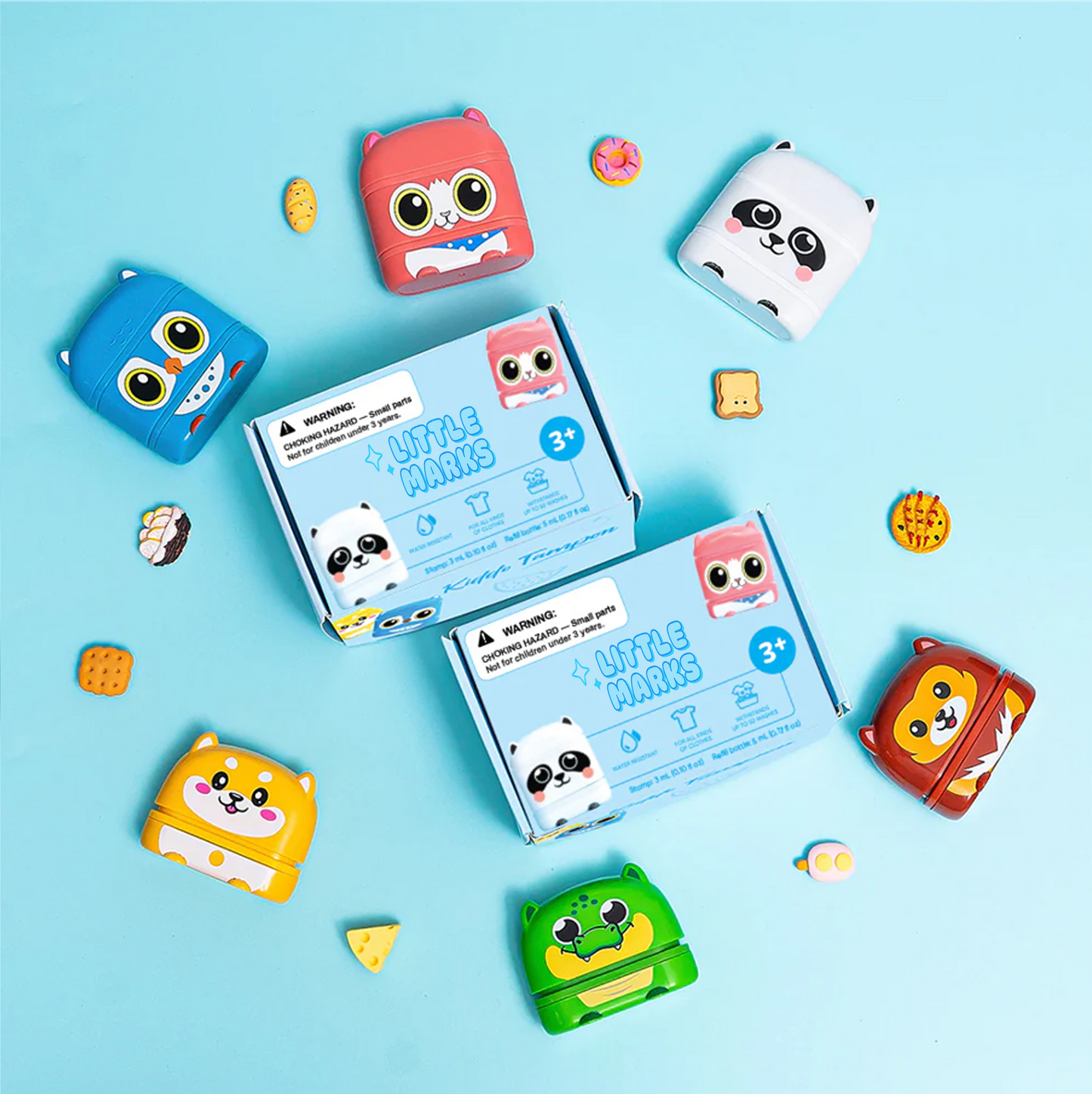 Single-Side Little Stampies™ – Personalized Name Stamp for Kids (by Little Marks)