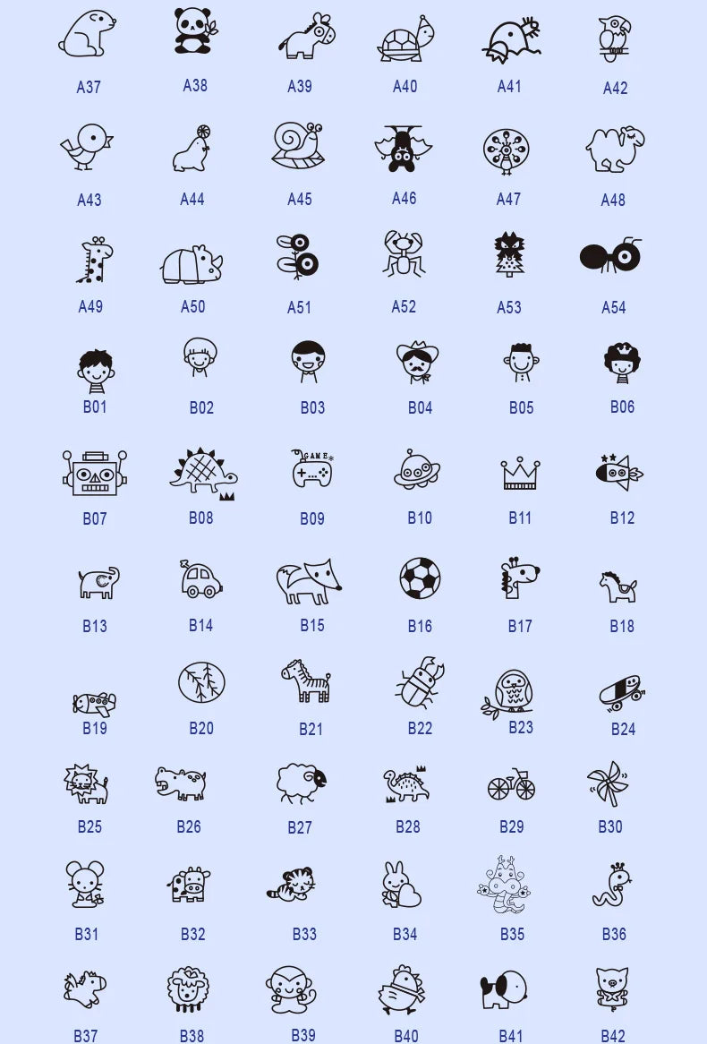 Single-Side Little Stampies™ – Personalized Name Stamp for Kids (by Little Marks)