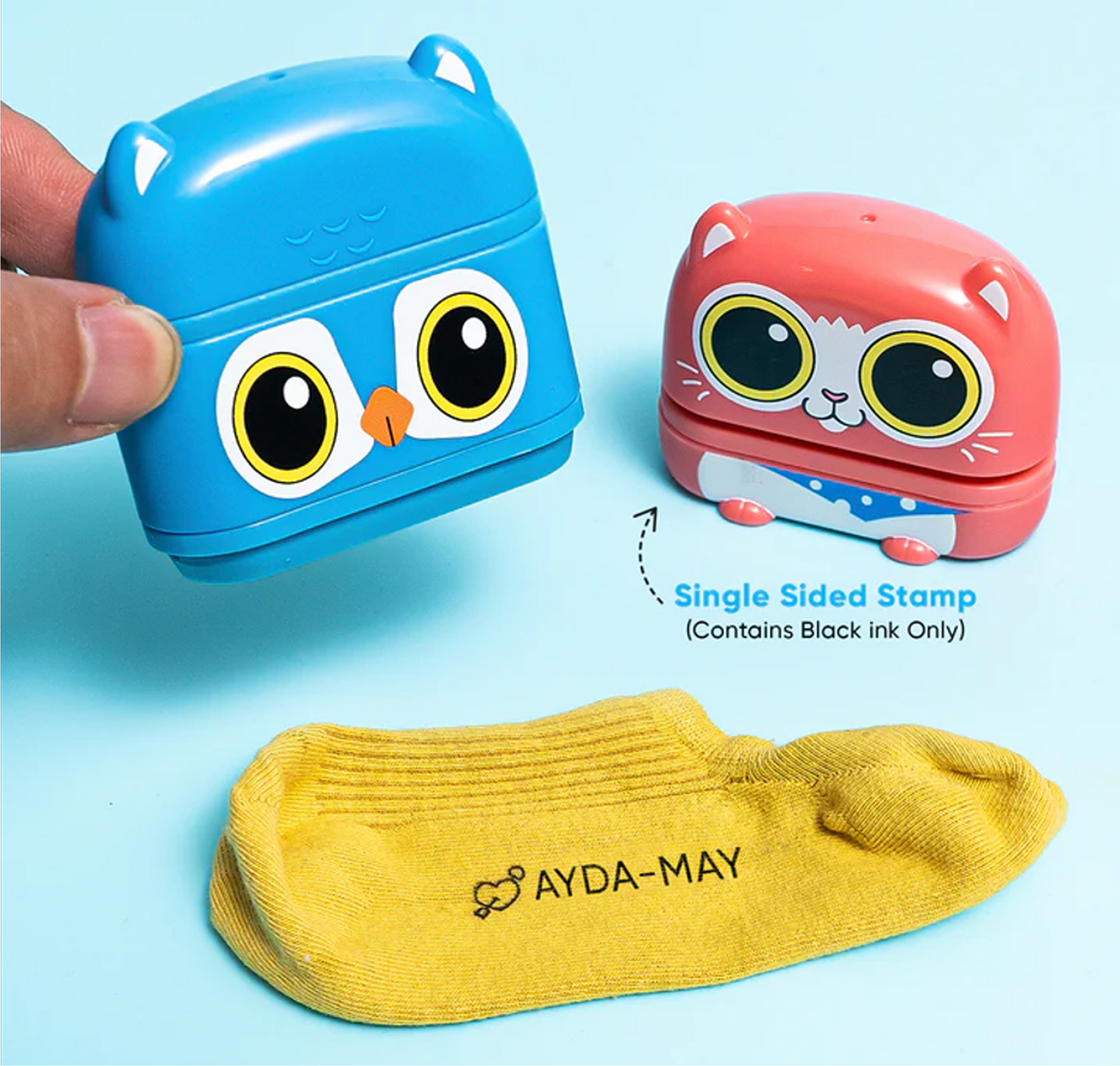 Single-Side Little Stampies™ – Personalized Name Stamp for Kids (by Little Marks)